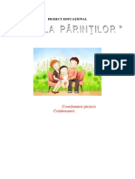 2019 01 22 Scoala Parintilor Proiect Model