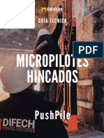 Guía Micropilotes PushPile Difech Consolidaciones