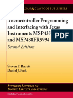 Microcontrollerprogramming Msp430fr2433andmsp430fr5994 Part2 PDF