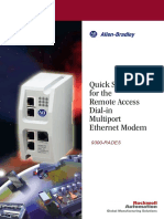 Quick Start Guide For The Remote Access Dial-In Multiport Ethernet Modem