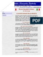 Filatelia Numismatica Quattrobaj - Note Al Catalogo Monete - Repubblica Italiana