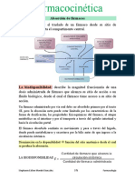 Absorción y biodisponibilidad de fármacos