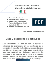 Caos y Desarrollo de Actitudes