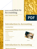 Introduction To Accounting