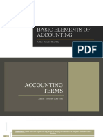 Basic Elements of Accounting