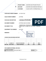 EL Espesor ES 0.562" Esta Ok: Purchase Order Number: Vs 190113-M