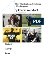 Utah POST K-9 Program: Patrol Dog Course Workbook