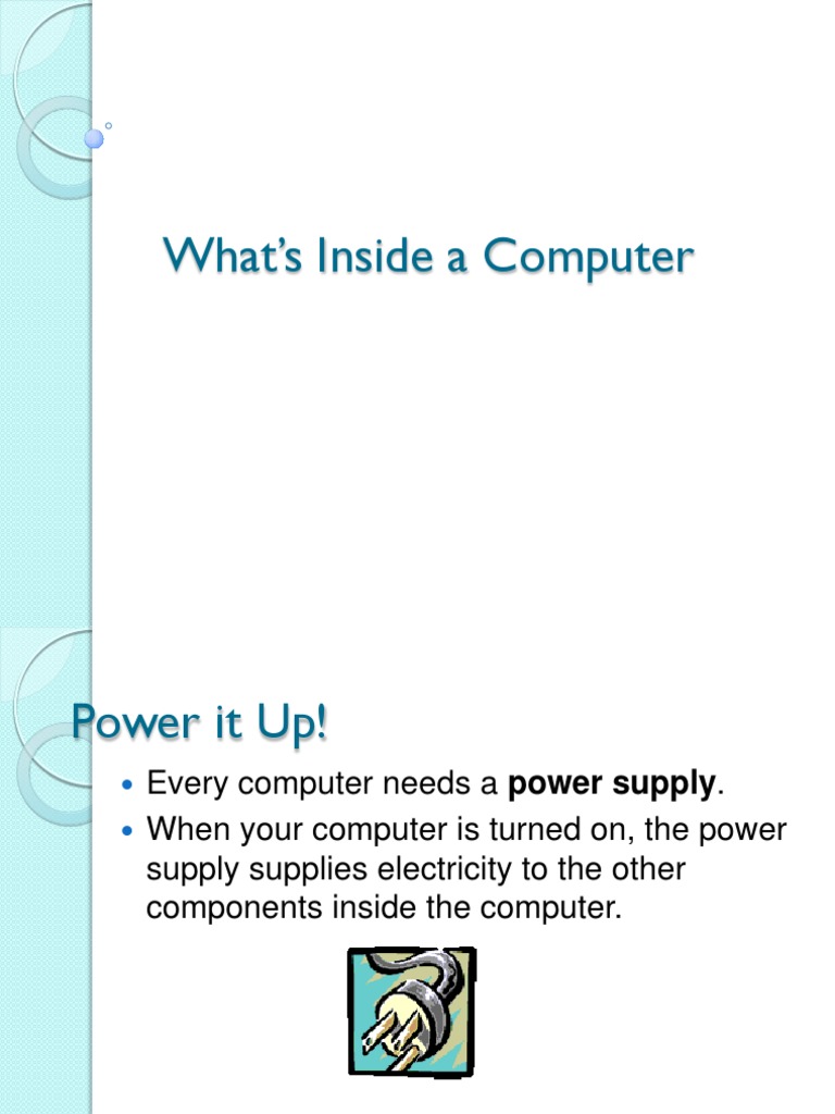What Is Inside A Computer PDF | PDF | Computer Hardware | Bios