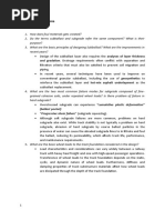 Conceptual Questions: and Gradation. Drainage Requirements Often Conflict With Separation and