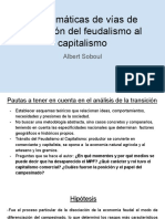 Problemáticas de Vías de Transición Del Feudalismo Al Capitalismo