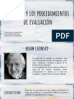 Chomsky y Los Procedimientos de Evaluación