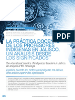 práctica docente de los profesores indígenas en Jalisco