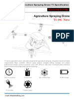 Agricultural Drone Spraying Specifications