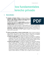 Conceptos fundamentales del derecho privado