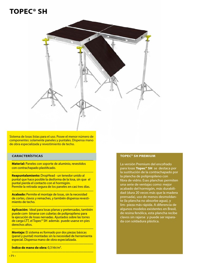 Topec SH Premiun | PDF | Hormigón | Materiales