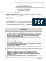 Evaluacion de Conocimientos Previos Fase de Ejecución