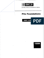 SNIP 2.02.03-85 1999 Pile Foundations Guide