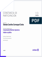 Genesis Carolina Carrasquel Carias: Comunicación Efectiva: Aprende A Hablar en Público