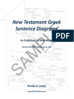 New Testament Greek Sentence Diagrams: Sample