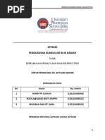 Download PENGURUSAN KURIKULUM BILIK DARJAH KPF 5023 by Henritta Sualan SN47941439 doc pdf