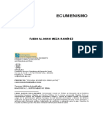 Documento de Apoyo 9 Ecumenismo