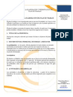 Guia para La Elaboraciã"n Plan de Trabajo