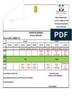 É N S E T: Planning Des Seminaires Semestre 2 (2019-2020) Niveau Et Option: LICENCE 3