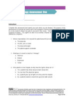 IV Therapy Assessment One IV Therapy Assessment One IV Therapy Assessment One