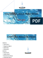 Calidad de Agua para Riego