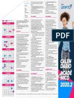 CALENDÁRIO ACADÊMICO UNIFTC_2020.2