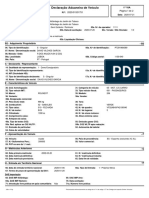 Declaração Aduaneira de Veículo