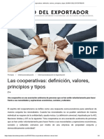 Las Cooperativas - Definición, Valores, Principios y Tipos - DIARIO DEL EXPORTADOR - Lourdes Ortecho