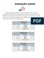 Programação Seeduc No Ar - Junho PDF