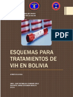 Esquemas para Tratamientos de Vih en Bolivia: Universidad Tecnica de Oruro Facultad Ciencias de La Salud Carrera Medicina