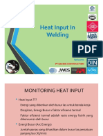 Heat Input in Welding: PT - Bakrie Construction