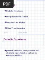 Periodic Structures Image Parameter Method Insertion Loss Method Filter Transformation