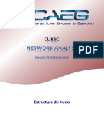 Temario Análisis de Redes Urbanas con Network Analyst