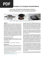 Design and Evaluation of A Computer-Actuated Mouse