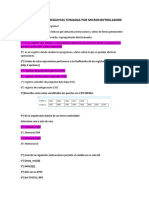 Preguntas sobre microcontroladores PIC