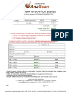 Of Saffron ISO Test Request