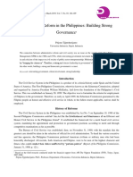 Civil Service Reform in The Philippines: Building Strong Governance