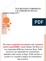 The Difference Between Corporate Governance & Corporate Social Responsibility?