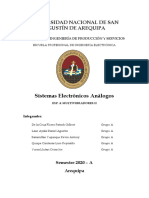 Universidad Nacional de San Agustín de Arequipa: Sistemas Electrónicos Análogos