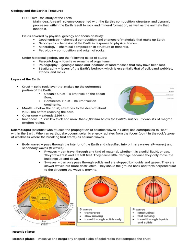 Geology and The Earth | PDF | Plate Tectonics | Geology