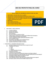 Estructura Del Contenido Del Proyecto Final PDF