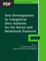 New Developments in Categorical Data Analysis For The Social Behavioral Science.9780805847284.18577 PDF