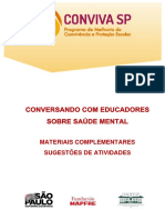 MATERIAL DE APOIO - Saúde Mental de Crianças e Adolescentes - Atividades Complementares