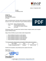 LSP - Surat Uji Kompetensi - IHKA Lampung 2020