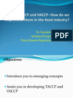 What Is HACCP, TACCP, VACCP PDF
