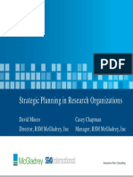 Strategic Planning in Research Organizations - 101210 PDF